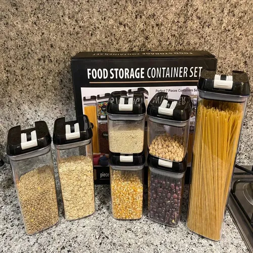 Recipientes Organizadores Comida Herméticos Sellables Set X7
