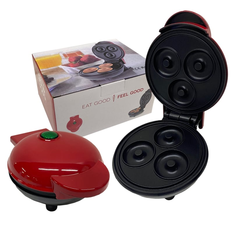 Máquina De Donas Portátil X3 Donuts Antiadherente Cenc 041