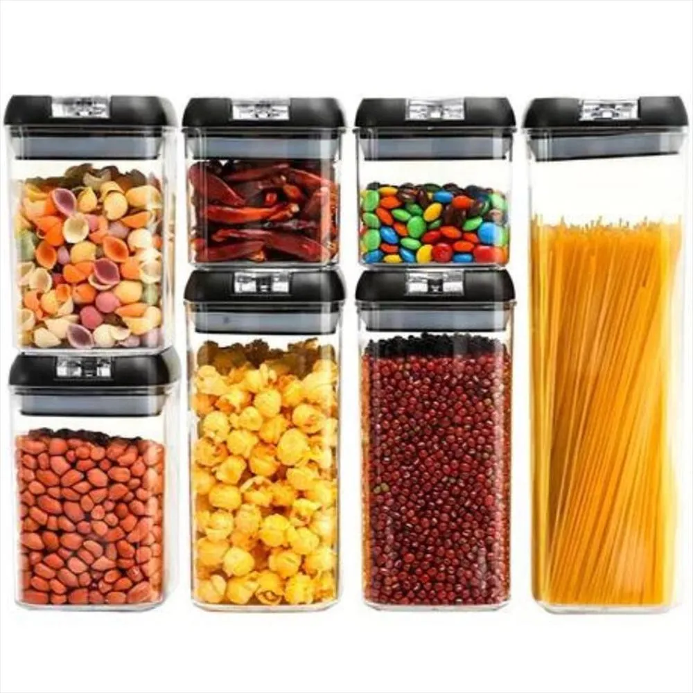 Recipientes Organizadores Comida Herméticos Sellables Set X7