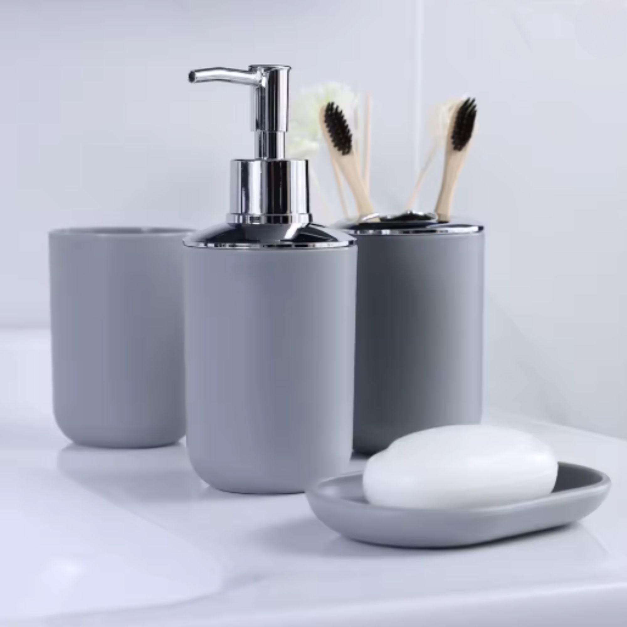 Set Accesorios De Lujo Para Baño 6 Piezas