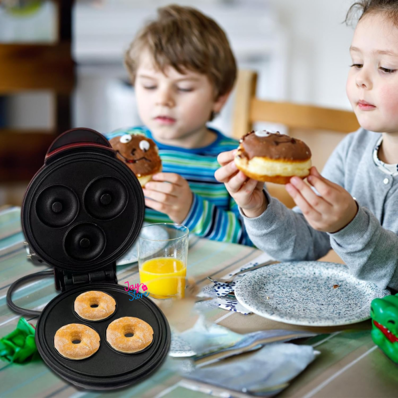 Máquina De Donas Portátil X3 Donuts Antiadherente Cenc 041